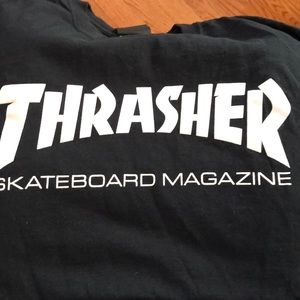 Black men’s Thrasher t shirt short sleeves